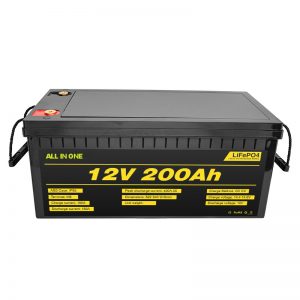 Moslashtiriladigan elektr avtomashinasi 12V Lifepo4 batareyasi 12,8v 200ah, 2000 tsikli muddati lifepo4