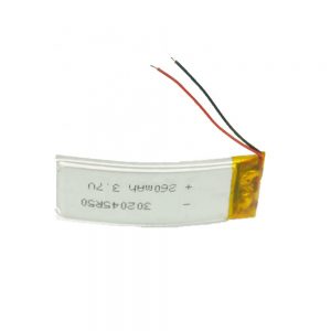 LiPO moslashtirilgan batareya 302045 3.7V 260mAh