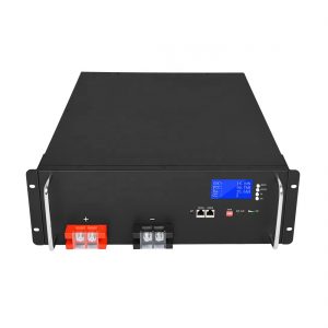 Quyosh energiyasini saqlash tizimlari uchun 48V 50Ah LiFePO4 yuqori quvvatli lityum -ionli batareya