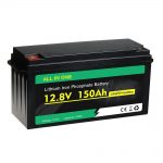 Quyosh energiyasini saqlash tizimi uchun batareya ishlab chiqaruvchilari 12v 150ah Lifepo4 batareyasi