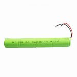 NiMH qayta zaryadlanuvchi batareya SC 3600mAH 4.8V